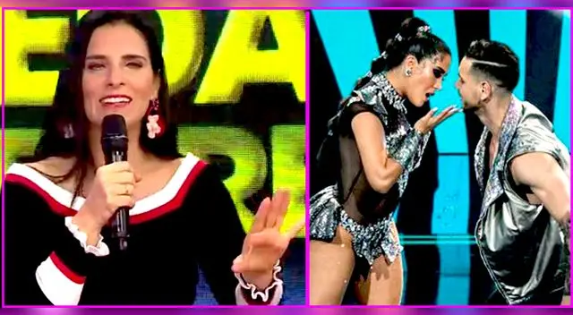 Laura Borlini se atreve a comentar sobre Melissa Paredes y su bailarín de Reinas del Show. Laura Borlini se atreve a comentar sobre Melissa Paredes y su bailarín de Reinas del Show.