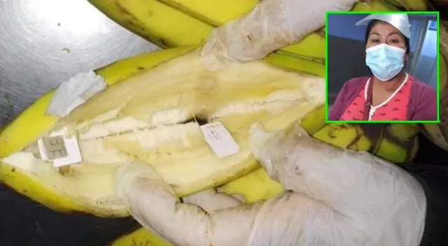 Mujer quiso ingresar chips de celular al penal de Socabaya, dentro de fruta.