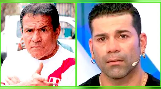 Chato Barraza molesto con su sobrino, Tomate Barraza. Chato Barraza molesto con su sobrino, Tomate Barraza.