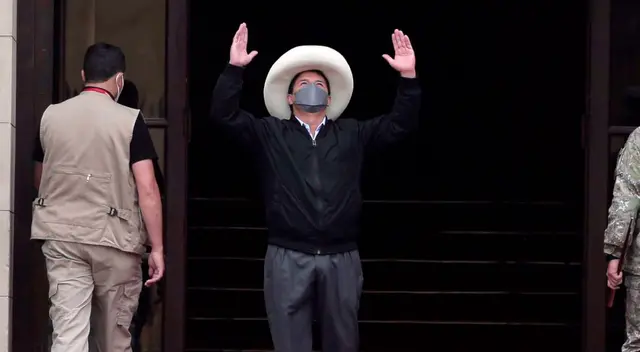 Pedro Castillo, presidente de la República. Pedro Castillo, presidente de la República.