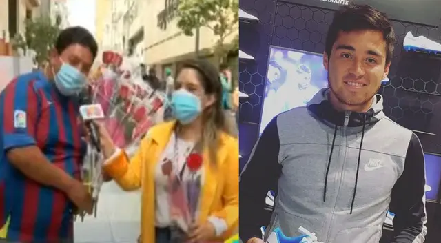 Rodrigo Cuba: Vendedor le regaló una rosa a reportera de Amor y Fuego Rodrigo Cuba: Vendedor le regaló una rosa a reportera de Amor y Fuego