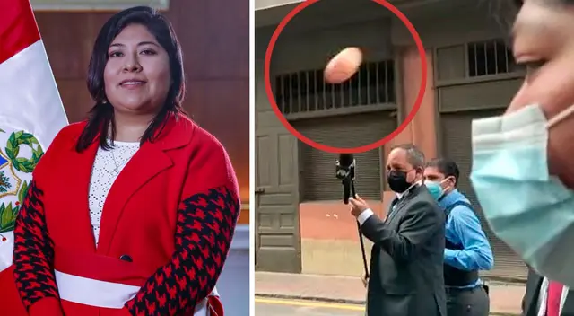 La ministra de Trabajo fue víctima de violencia por parte de opositores al Gobierno cuando salía del Parlamento.