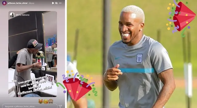 Jefferson Farfán recibió su cumpleaños en casa, cuidándose para la final de la Liga 1 Jefferson Farfán recibió su cumpleaños en casa, cuidándose para la final de la Liga 1