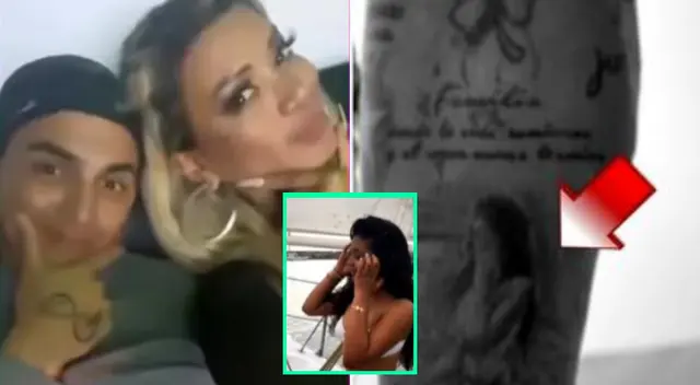 Magaly Medina evidenció una conversación de su reportero con tatuador que afirmó que Eduardo Rabanal se plasmó la cara de Paula Arias en su pierna. Magaly Medina evidenció una conversación de su reportero con tatuador que afirmó que Eduardo Rabanal se plasmó la cara de Paula Arias en su pierna.