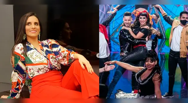 Laura Borlini no ve futuro entre Melissa Paredes y bailarín Anthony Aranda.