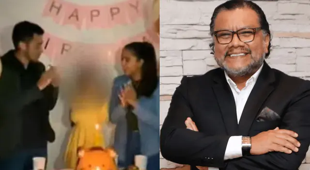 Tomás Angulo tras ver imágenes de Rodrigo Cuba y Melissa junto a su hija. Tomás Angulo tras ver imágenes de Rodrigo Cuba y Melissa junto a su hija.