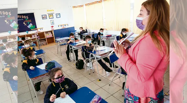 Estudiantes acudirán a sus colegios de manera presencial en marzo 2022.