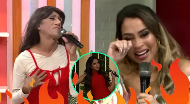 América Hoy sorprendió al presentar a 'Feisa Paredes', una imitación de su excompañera, y los cibernautas les dieron con palo.