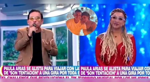 Ricardo Rondón vacila a Paula Arias.