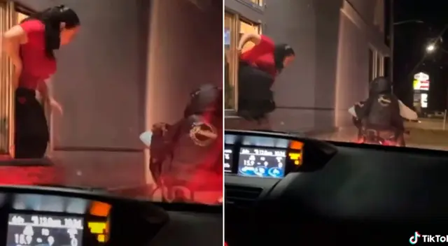 La mujer intentó alcanzar a su novio y a su amante. La mujer intentó alcanzar a su novio y a su amante.