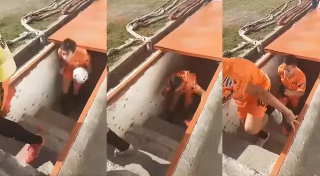 Peculiar video de unos jugadores se hizo viral en las redes sociales.