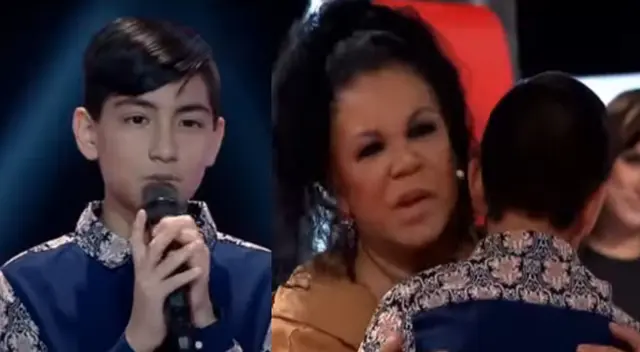 Eva Ayllón tuvo emotivo momento con el pequeño y le hizo promesa. Eva Ayllón tuvo emotivo momento con el pequeño y le hizo promesa.