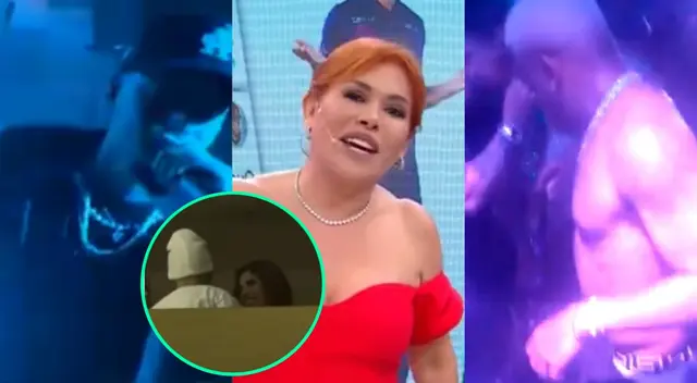 Magaly Medina recordó el ampay de Nesty besando a Yahaira Plasencia, y dejó entrever que a Jefferson Farfán ni le habría importado, pues lo contrató para su festejo.
