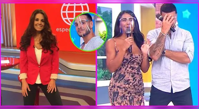 Rebeca Escribens le manda su chiquita a Mario Irivarren. Rebeca Escribens le manda su chiquita a Mario Irivarren.