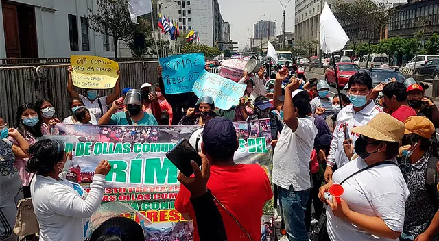 Manifestación exige leyes efectivas en beneficio de los que menos tienen.