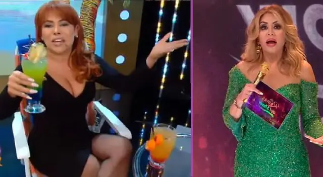 Magaly Medina felicita a Gisela Valcárcel por su trayectoria. Magaly Medina felicita a Gisela Valcárcel por su trayectoria.