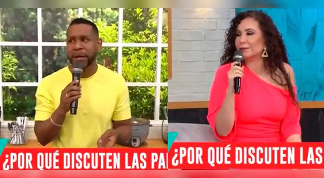 Giselo se enoja con Janet por comentario homofóbico.