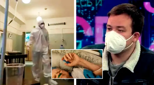 El joven cuidó a su abuela durante tres días para alimentarla, darle sus pastillas y cambiarle los vendajes y los pañales. El joven cuidó a su abuela durante tres días para alimentarla, darle sus pastillas y cambiarle los vendajes y los pañales.