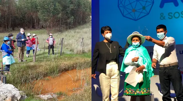 Comunidad fue reconocida en Expo Agua y Sostenibilidad 2021 por su sistema "Biorremediación". Comunidad fue reconocida en Expo Agua y Sostenibilidad 2021 por su sistema "Biorremediación".