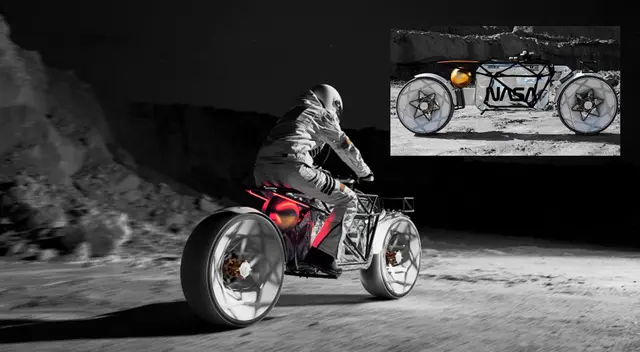 La motocicleta funciona con electricidad y se puede desmontar facilmente. La motocicleta funciona con electricidad y se puede desmontar facilmente.