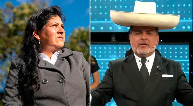 Andrés Hurtado feliz con sombrero que le habría prestado la primera dama.