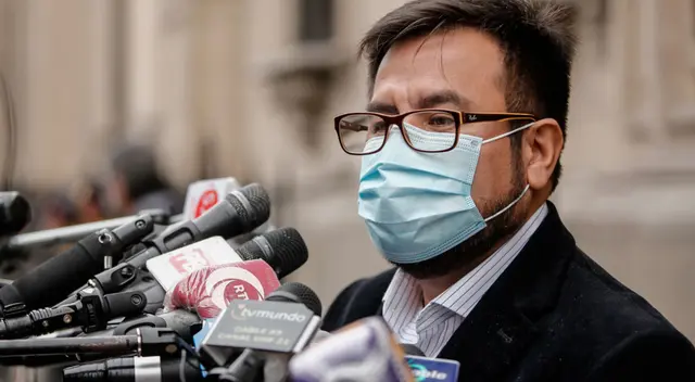 Carlos Zeballos, ahora exvocero y parlamentario de Acción Popular.