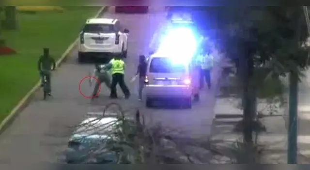 Cámaras captaron el ataque.