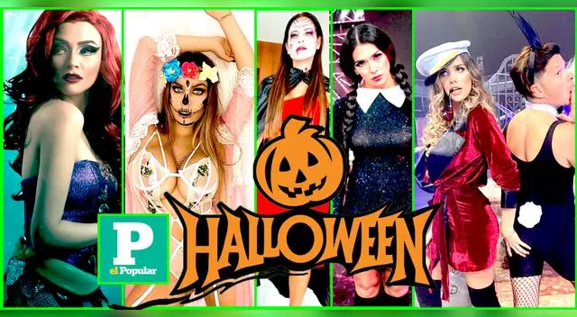 Personajes del espectáculo se visten para la 'Noche de brujas'. Personajes del espectáculo se visten para la 'Noche de brujas'.