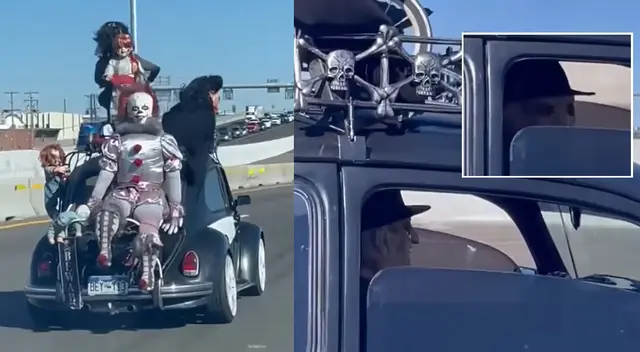 Singular video por Halloween se hizo viral en las redes sociales. Singular video por Halloween se hizo viral en las redes sociales.