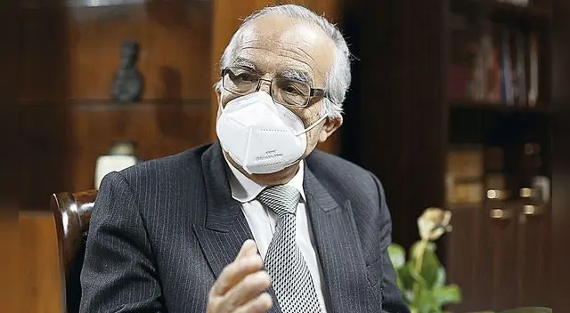 Aníbal Torres, ministro de Justicia y Derechos Humanos.