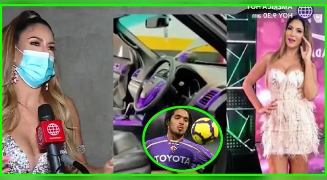 Tilsa Lozano arremete contra insinuación de Magaly Medina y el color morado de su camioneta. Tilsa Lozano arremete contra insinuación de Magaly Medina y el color morado de su camioneta.