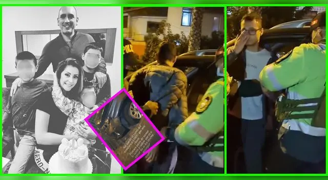 Karla Tarazona y su familia sufrieron accidente por sujeto ebrio.