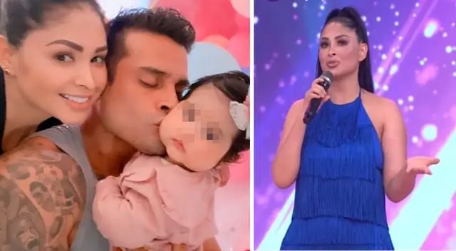 Pamela Franco y Christian Domínguez festejan un aniversario más.