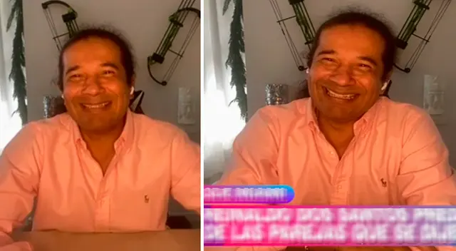 Reinaldo Dos Santos se muestra enamorado.