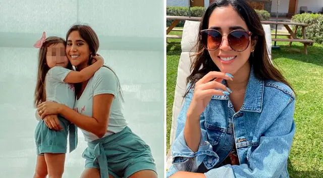 Melissa Paredes se muestra feliz junto a su hija. Melissa Paredes se muestra feliz junto a su hija.