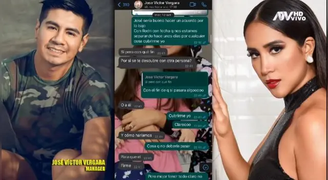 Melissa Paredes permite que su abogada revele chats personales donde pide separarse de Rodrigo Cuba lo antes posible.