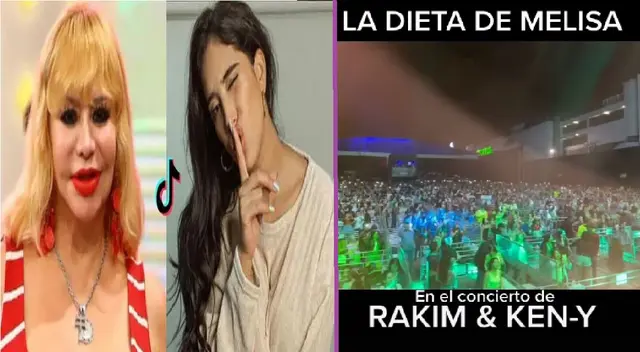 La dieta de Melissa se cantó en concierto de reguetoneros. La dieta de Melissa se cantó en concierto de reguetoneros.