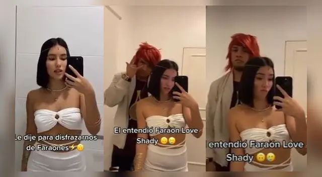 La peculiar escena es viral en las redes sociales.