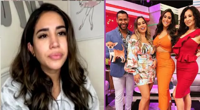 Melissa Paredes se desmiente y asegura que mantiene buena relación con GV Producciones.