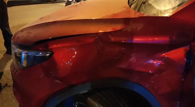 Daños de la camioneta. Daños de la camioneta.