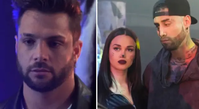 Nicola Porcella se confiesa frente a Angie Arizaga. Nicola Porcella se confiesa frente a Angie Arizaga.