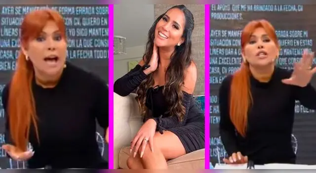 Magaly Medina habló sobre la actitud explosiva de Melissa Paredes en el audio.