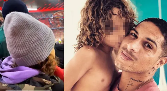 Paolo Guerrero se divierte con su hijo viendo buen fútbol en Alemania.