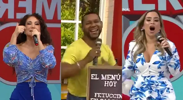 Edson Dávila reapareció en el set de América Hoy tras algunos días ausente y le dio con palo a sus compañeras por Edson Dávila reapareció en el set de América Hoy tras algunos días ausente y le dio con palo a sus compañeras por