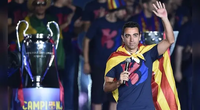 Si cumplió el sueño de  Xavi Hernández de dirigir al equipo  del Barcelona equipo en el cual destacó.