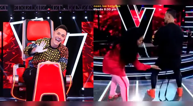 Eva Ayllón bailó festejo junto a Joey Montana en “La Voz Kids”.