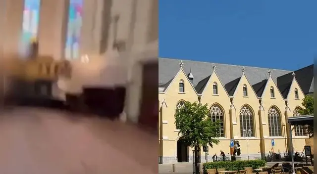 Los responsables de la iglesia de Saint-Michel, donde se filmó la pareja, presentaron una queja, luego que las imágenes se divulgaran en redes. Los responsables de la iglesia de Saint-Michel, donde se filmó la pareja, presentaron una queja, luego que las imágenes se divulgaran en redes.
