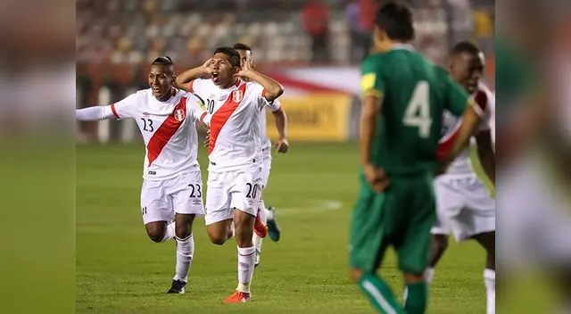 Edison Flores le anotó un gol en la victoria 2-1 a Bolivia por las Eliminatorias a Rusia 2018.