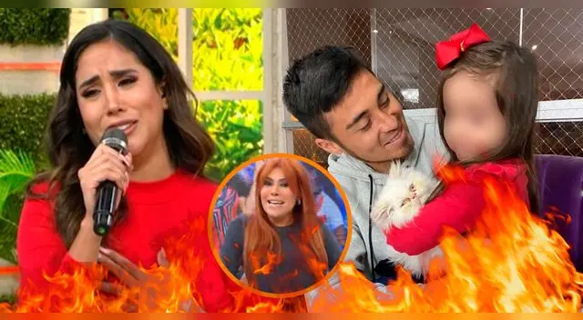 Magaly evidenció el expendiente de Rodrigo Cuba, quien se puso 'mosca' y pidió la custodia completa.