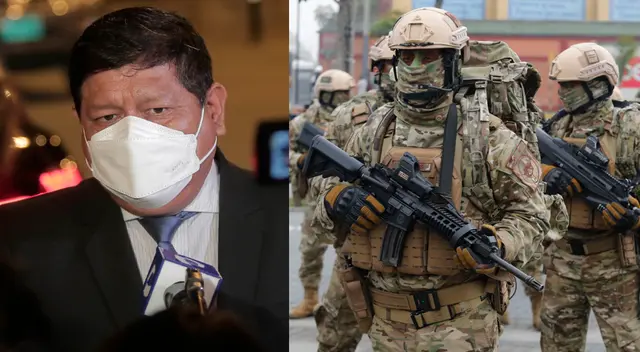 Walter Ayala, dio detalles de la salida de los militares a poyar a la PNP. Walter Ayala, dio detalles de la salida de los militares a poyar a la PNP.